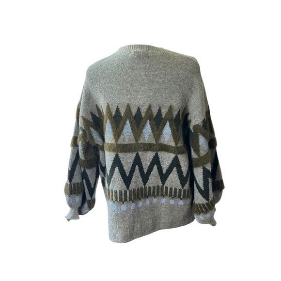 Anthropologie Akemi + Kin Tribal Print open front Cardigan Sweater O/S NWT - Picture 8 of 14